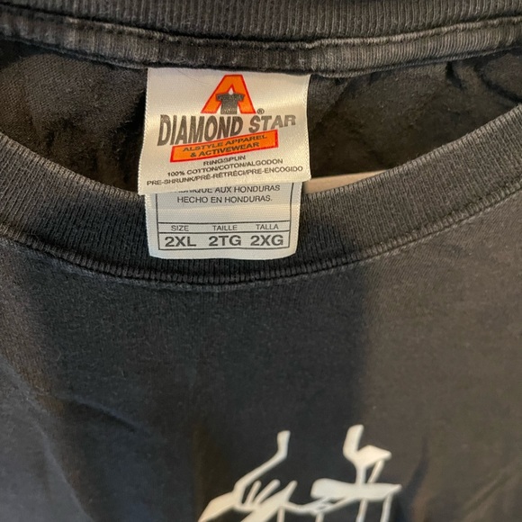 Vintage The DMC Family T-Shirt XXL 2XL Rubber The King Of The Clubs Preowned - Picture 4 of 6